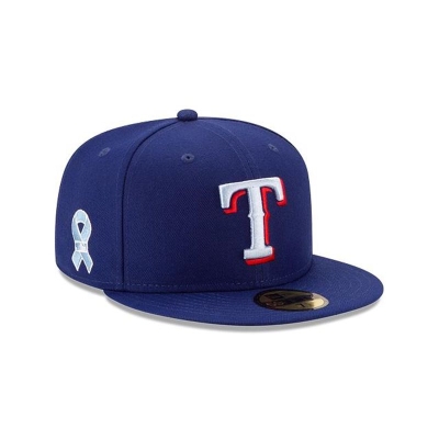 Sapca New Era Texas Rangers MLB Father's Day 59FIFTY Fitted - Albastri